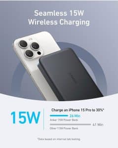 پاوربانک انکر 10000 مدل Anker Maggo A1664 15w موبوشیراز